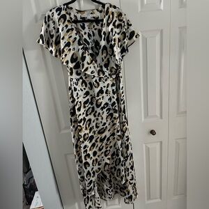 HYFVE Animal Print Maxi Dress